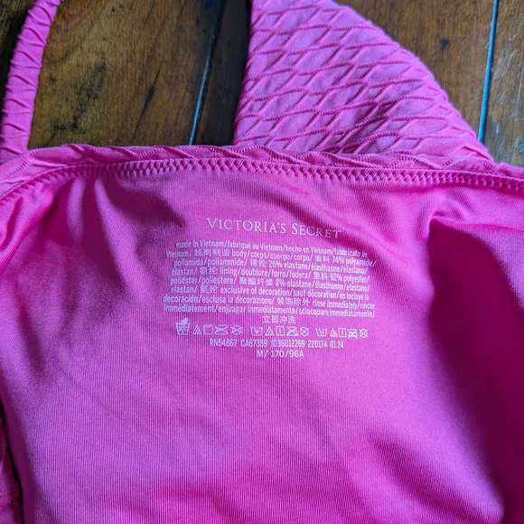 Victoria's Secret Hot Pink One Piece Swimsuit - Picture 4 of 4